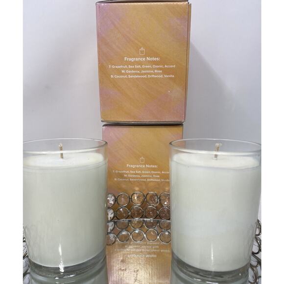 Lot of 2 LASTING SMILES SEA SALT & CITRUS AROMATHERAPY CANDLE 6.87 FL OZ. NIB - Picture 4 of 6